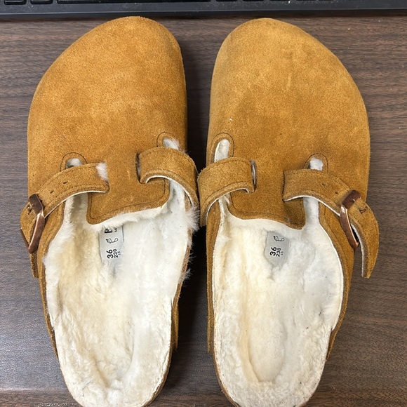 Birkenstock Boston Shearling - Mink - Picture 2 of 4